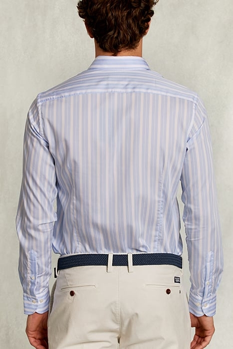 SLIM FIT STRIPED SHIRT BLUE 2