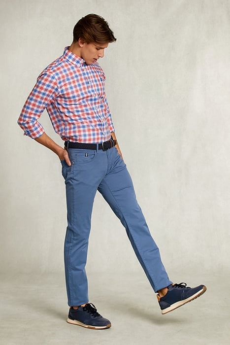 TIGHT FIT BASIC 5-POCKET PANTS ICONIC BLUE BLUE 3