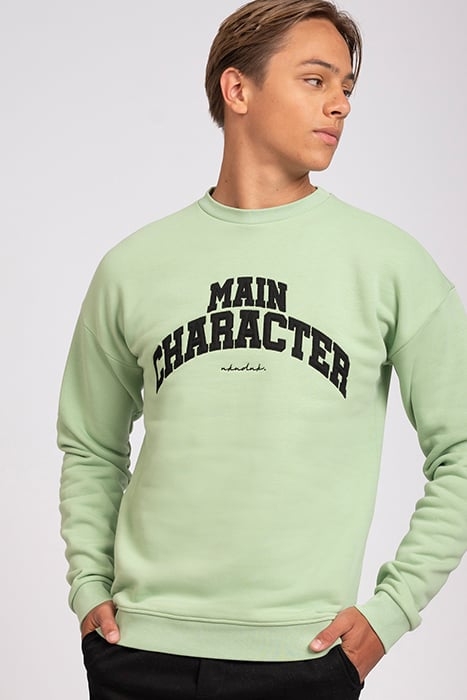 MAIN CHARACTER SWEATSHIRT DEEP SAGE 1