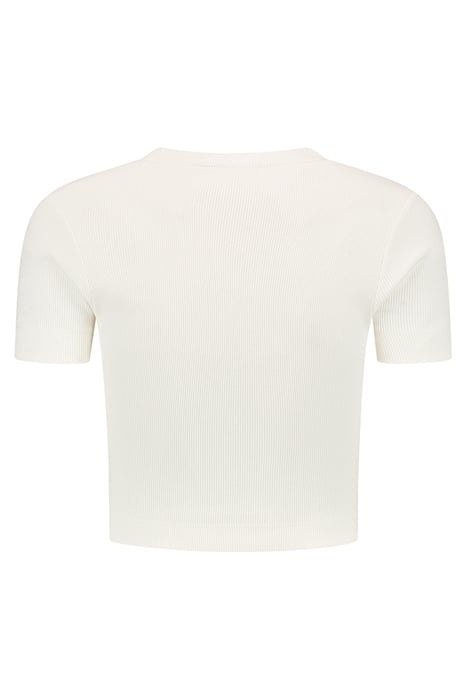 SAINT TROPEZ RIB TOP STAR WHITE 3