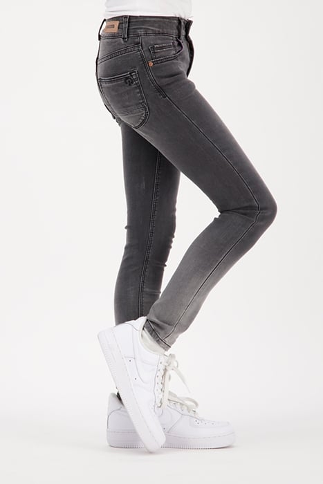 GIRLS CHELSEA JEANS DARK GREY STONE 5