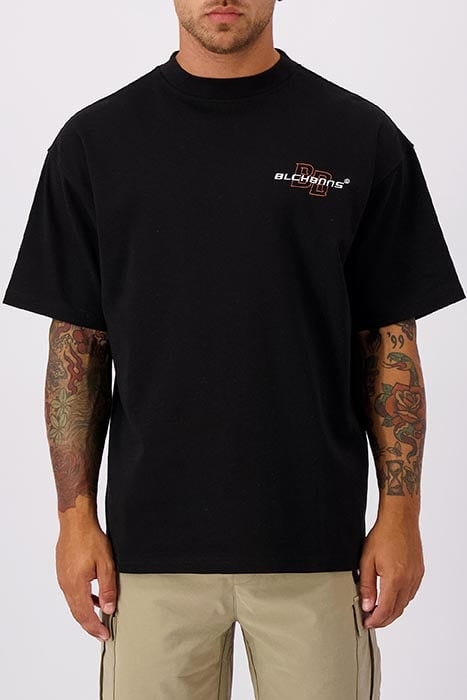 INITIALS TEE BLACK 1