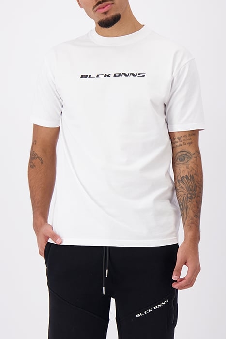 CURSIVE SCRIPT TEE WHITE 1