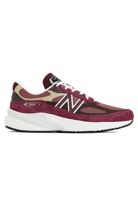 U990BT6 SNEAKERS IN BURGUNDY 1