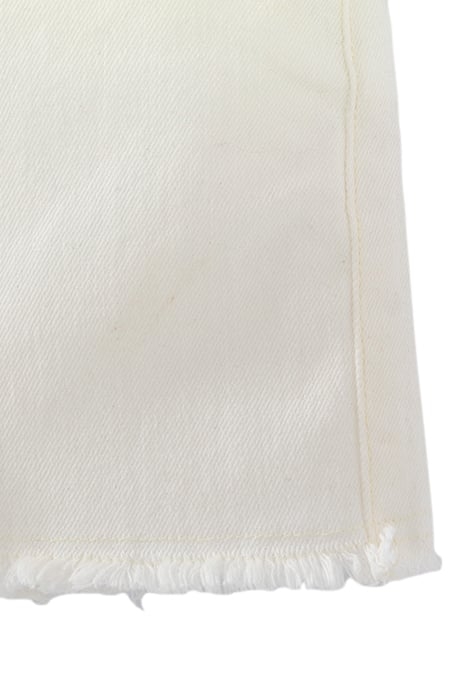 GIRLS’ NEON YELLOW DEEP DYE SHORTS WITH FRINGED CUFFS 7