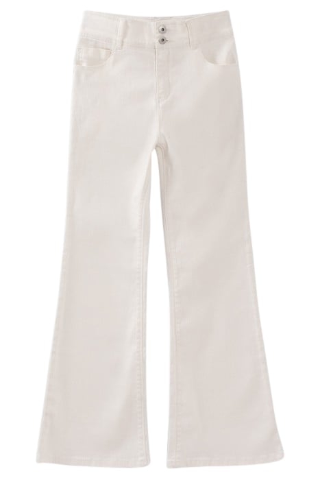 GIRLS’ ECRU FLARED JEANS 3