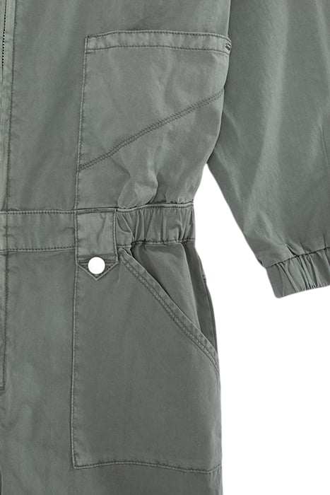 GIRLS’ KHAKI ZIPPED JUMPSUIT 4