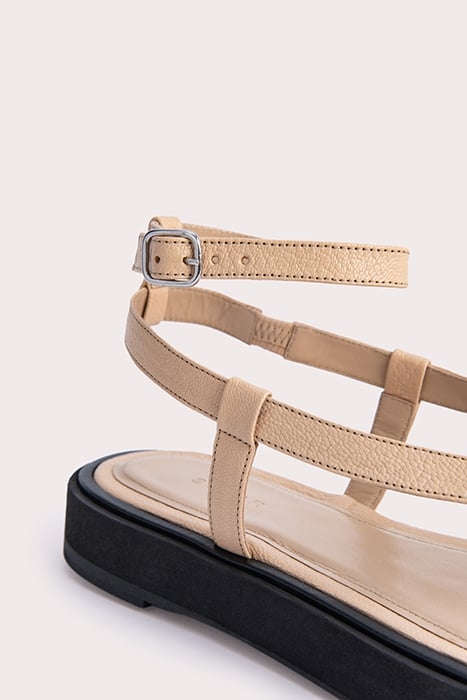 CECE SAND GRAINED LEATHER SAND 5