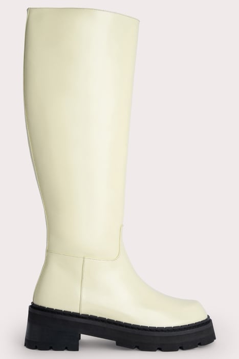 RUSSEL IVORY SOFT SEMI PATENT LEATHER IVORY 1