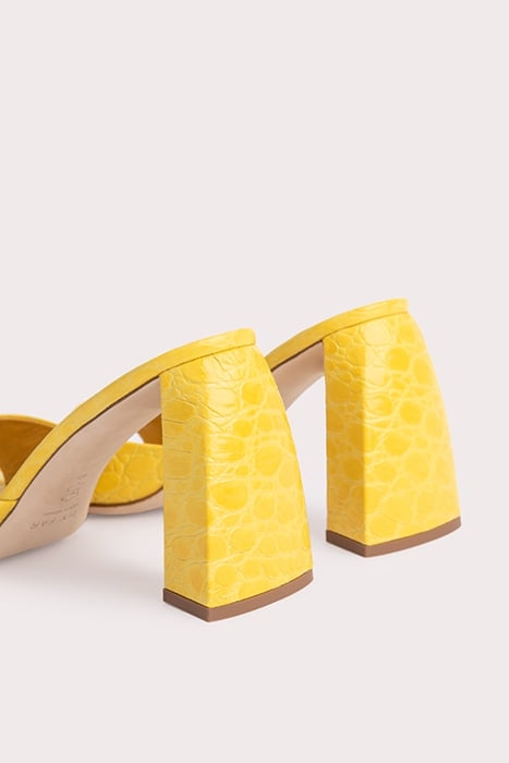 MICHELE DUCKLING CIRCULAR CROCO EMBOSSED LEATHER DUCKLING 5