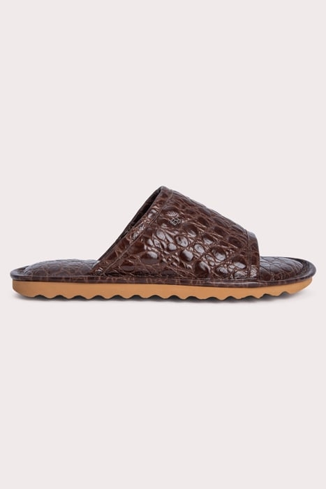 ARI SEQUOIA CIRCULAR CROCO EMBOSSED LEATHER SEQUOIA 1
