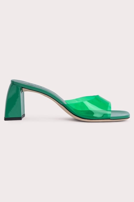 ROMY CLOVER GREEN PVC AND PATENT LEATHER CLOVER GREEN 1