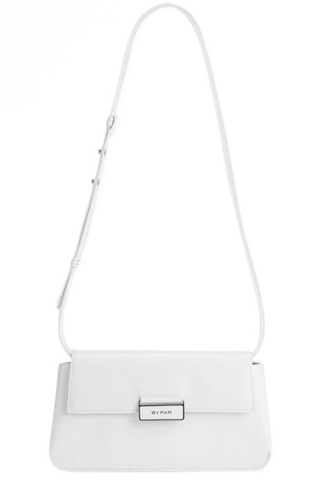 TILDA POCHETTE WHITE SEMI PATENT LEATHER WHITE 1