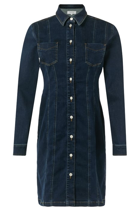 COMMA DRESSES BLUE-DENIM 4