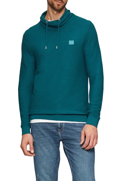 S.OLIVER PULLOVER BLUE-PETROL 1