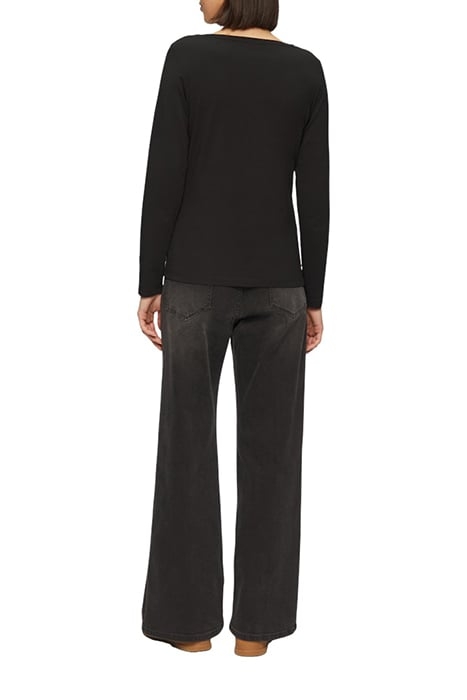 S.OLIVER T-SHIRTS GREY/BLACK 2