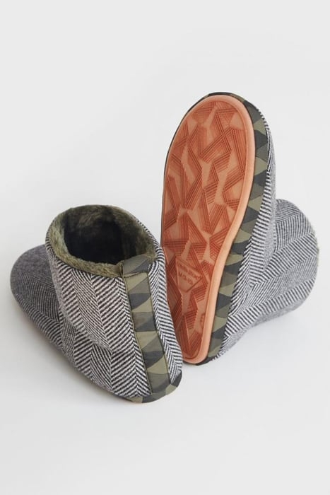 RAY HERRINGBONE BOOTIE GREEN MULTI 4