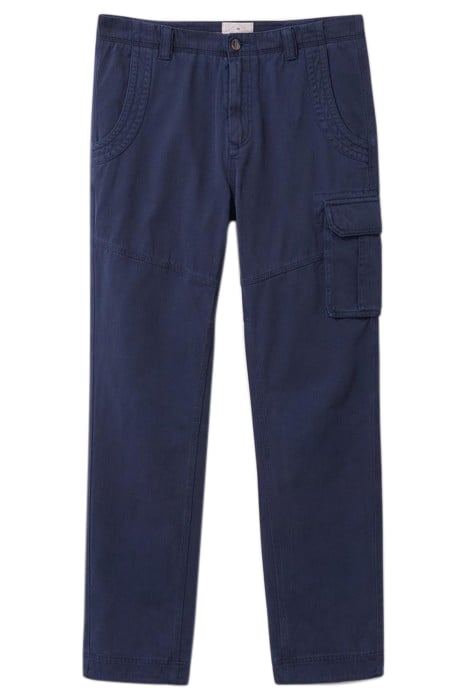 KEGWORTH ORGANIC CARGO TROUSER DARK NAVY 3