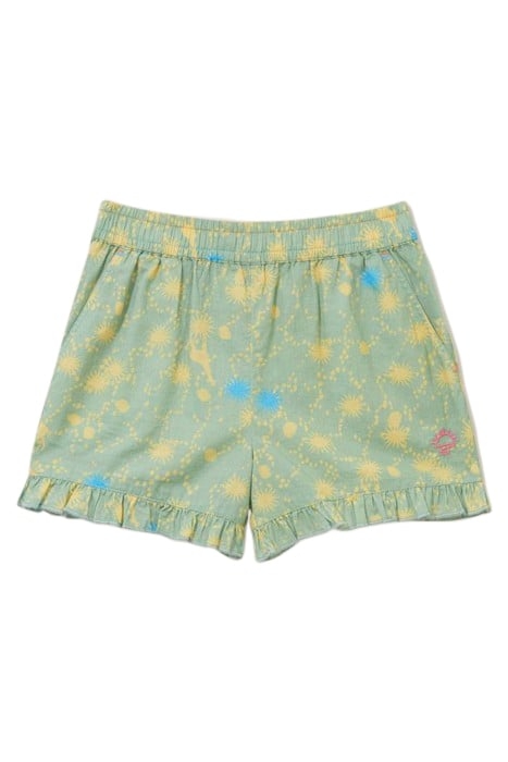 PRINTED WOVEN SHORT GREEN MULTI 2