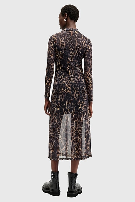 HANNA MESH DRESS JINX GOLDEN BROWN 2