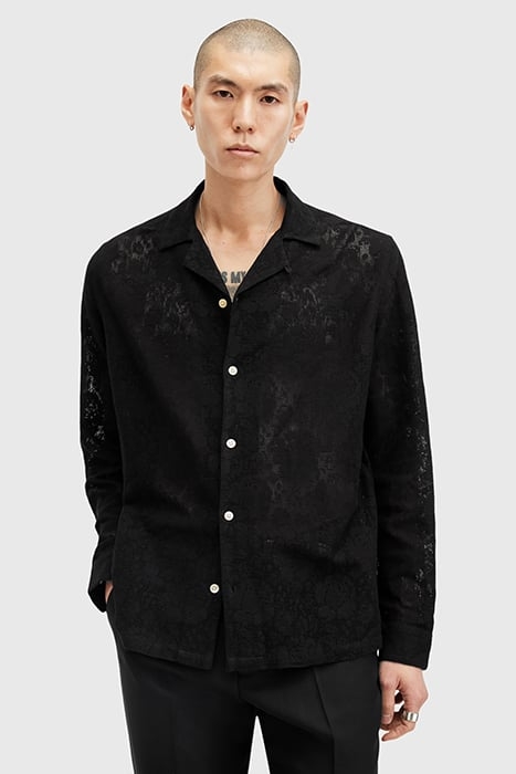 OKESA LS SHIRT BLACK 1