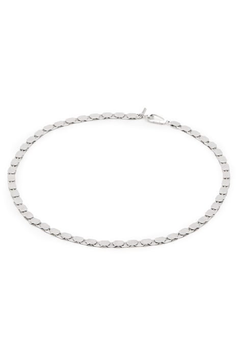 AXEL HEX CHAIN NCKLC WARM SILVR/DRK HEM 1