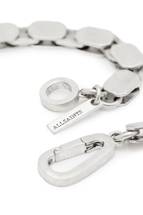 AXEL HEX CHAIN NCKLC WARM SILVR/DRK HEM 5