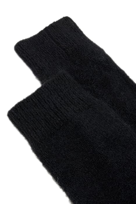 BRUSHED BOOT SOCKS BLACK 2