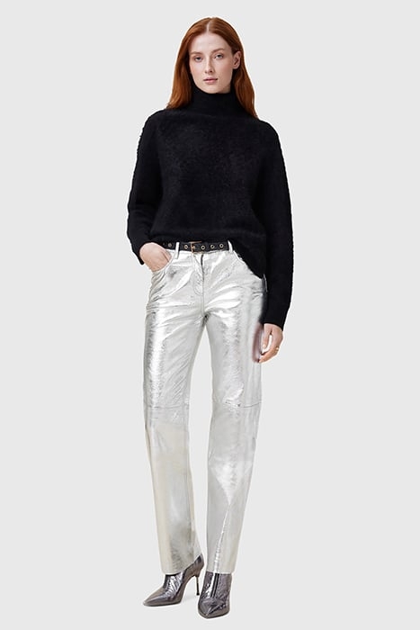 SAIGE FOIL TROUSER SILVER 3