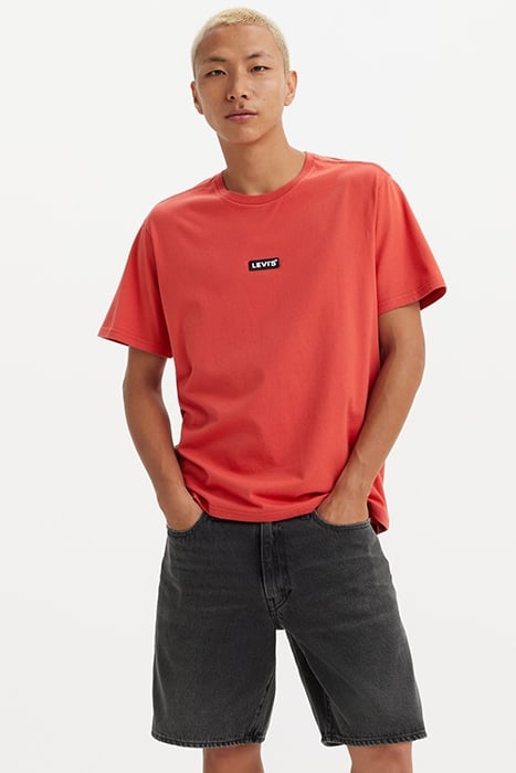 SS RELAXED BABY TAB T SUNDOWN RED 4