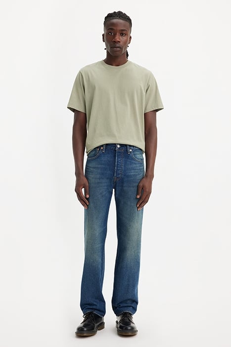 501 LEVIS ORIGINAL CYAN 1