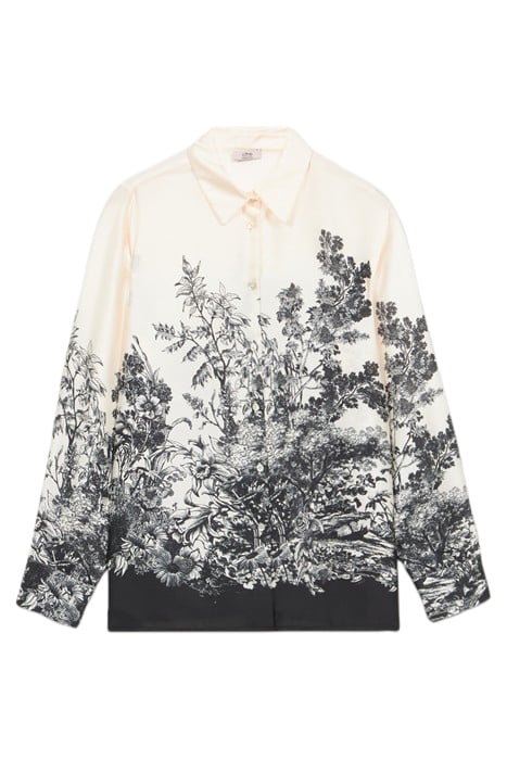 PATTERNED SATIN SHIRT WHITE 3