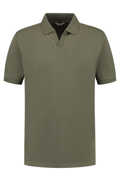 DS_BOWIE V-NECK POLO ARMY GREEN 4