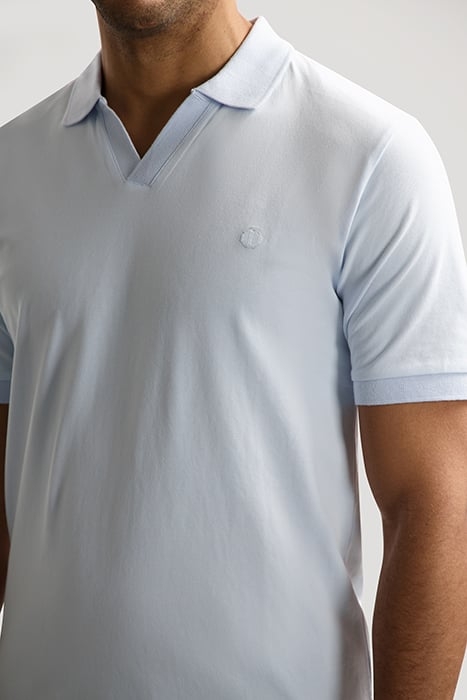 DS_BOWIE V-NECK POLO LT. BLUE 5