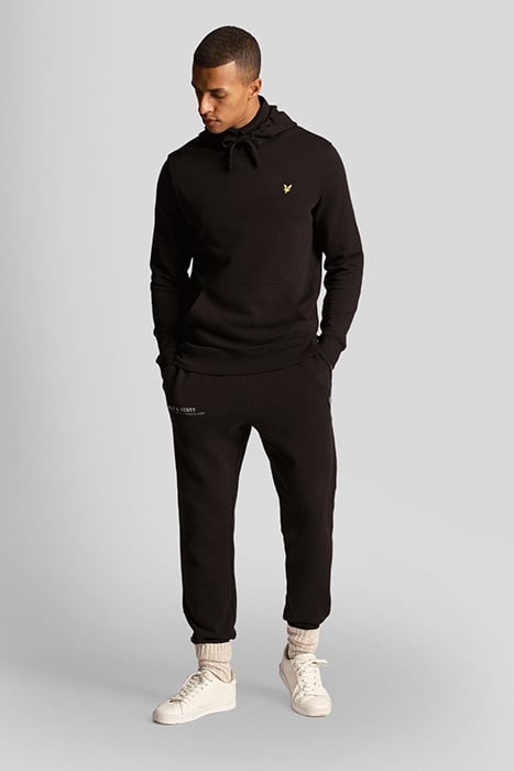 CO-ORDINATE PRINT SLIM SWEATPANT JET BLACK 4