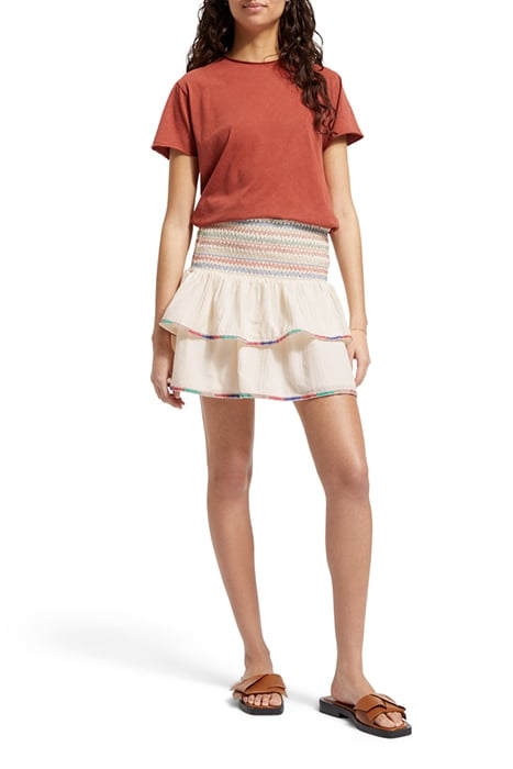 EMBROIDERED MINI SKIRT SOFT ICE 3