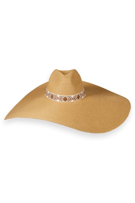 BIG STRAW HAT WITH STRAP SEASTONE 1