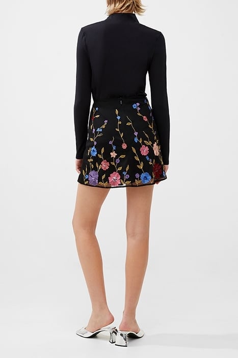 ASTRIDA EMBELLISHED SKIRT BLACK MULTI 3