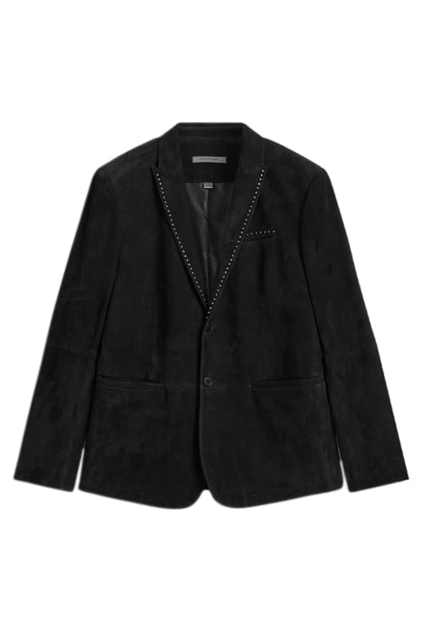 PEAK LAPEL BLAZER BLACK 2