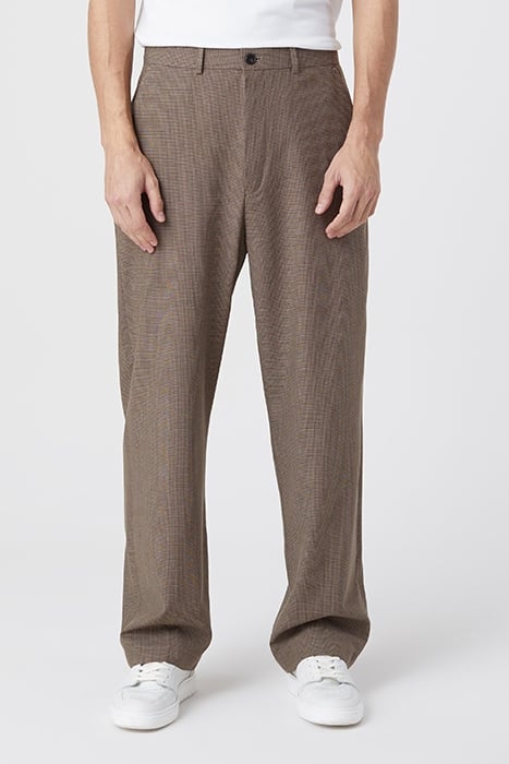 LIVINGTON WIDE PANTS CHINO BEIGE 1