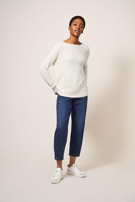 SOUTHBANK JUMPER PALE IVORY 1