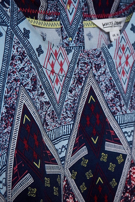 MILA TOP NAVY MULTI 7