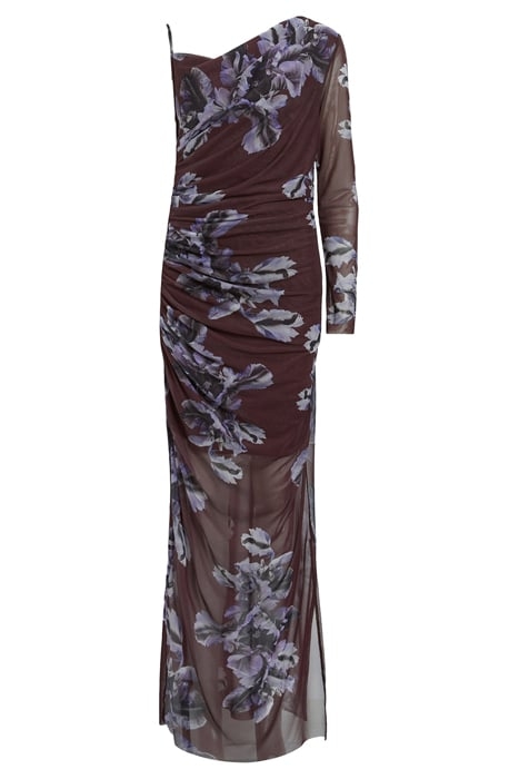 ERIS DRESS MONICA OXBLOOD RED 3