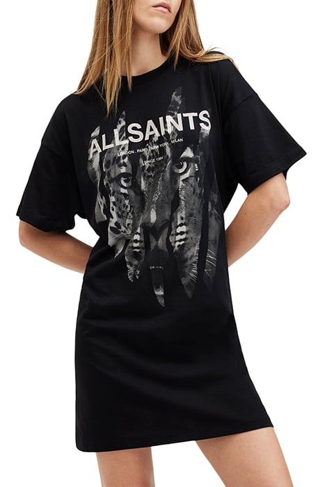 RIPROAR TEE DRESS BLACK 5