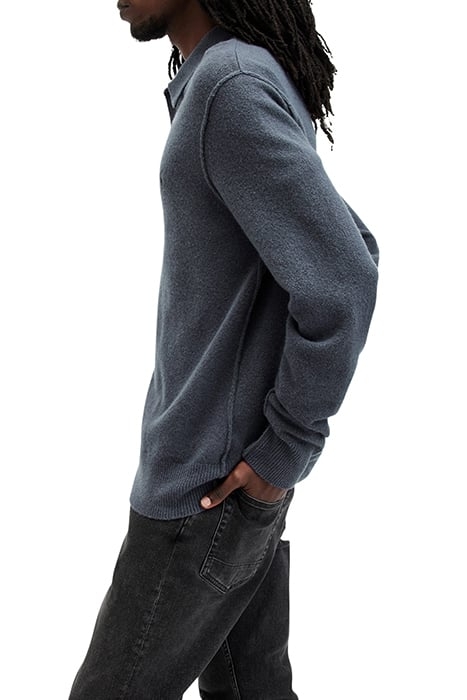 STATTEN LS POLO SMITH BLUE 5