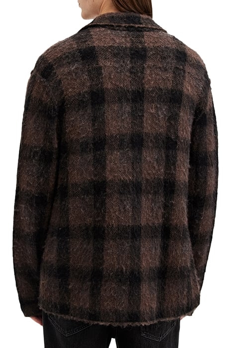 ASH CARDIGAN BROWN/BLACK 2