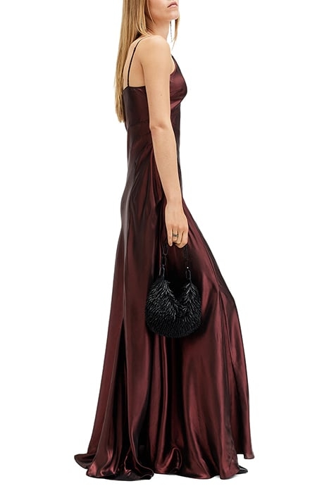 LILI MAXI DRESS METALLIC RED 5