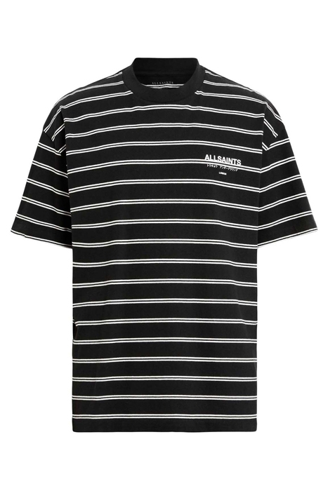 UNDERGRND STRIPE SS JET BLK/CHALK WHT 4