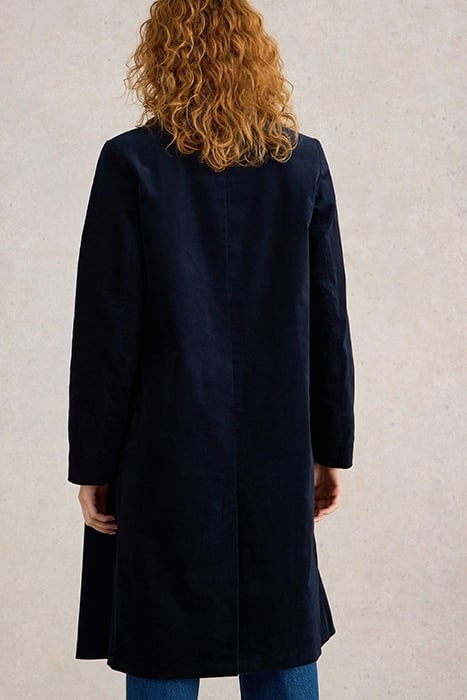 KAMILA VELVET COAT DARK NAVY 2