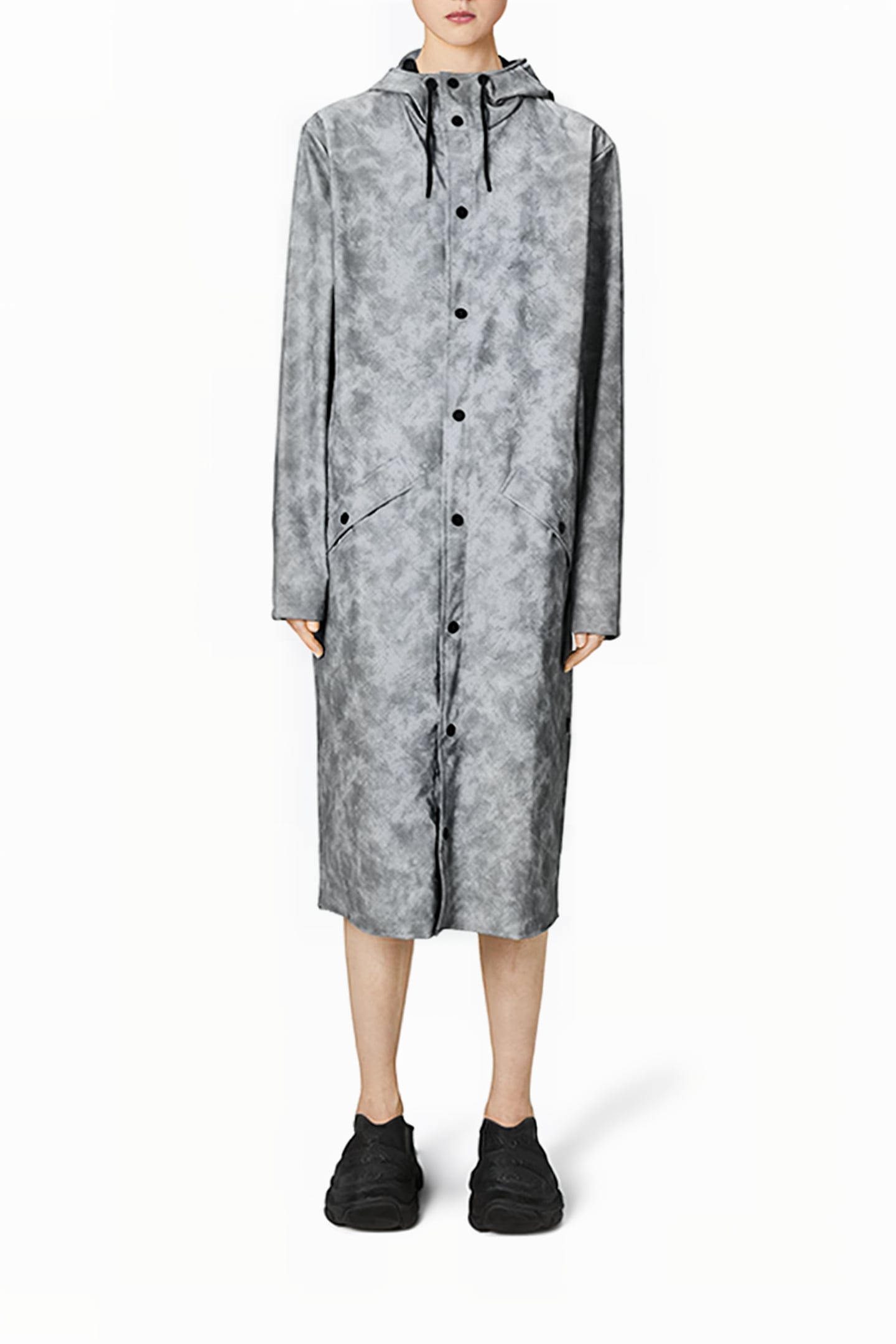 LONGER JACKET W3 DISTRESSED GREY UNISEX 4